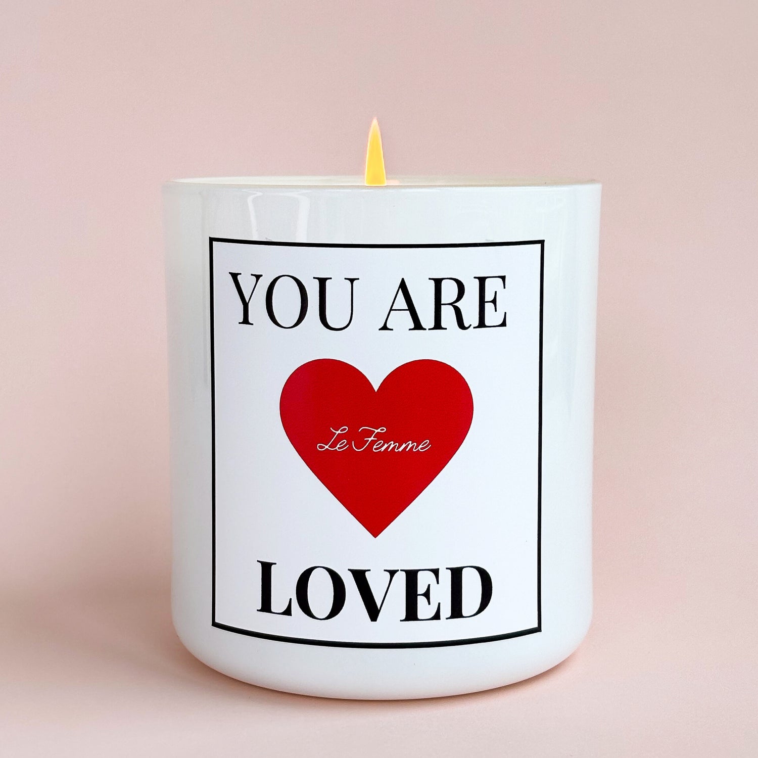 You Are Loved Candle- Large