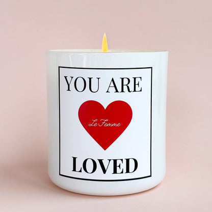 You Are Loved Candle- Large