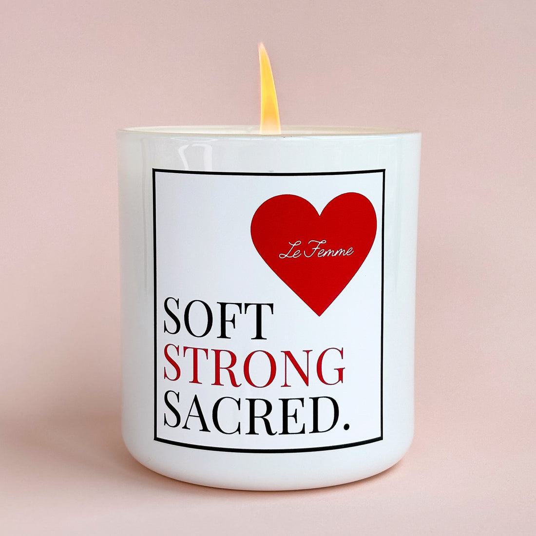 Soft Strong Sacred Candle- Large