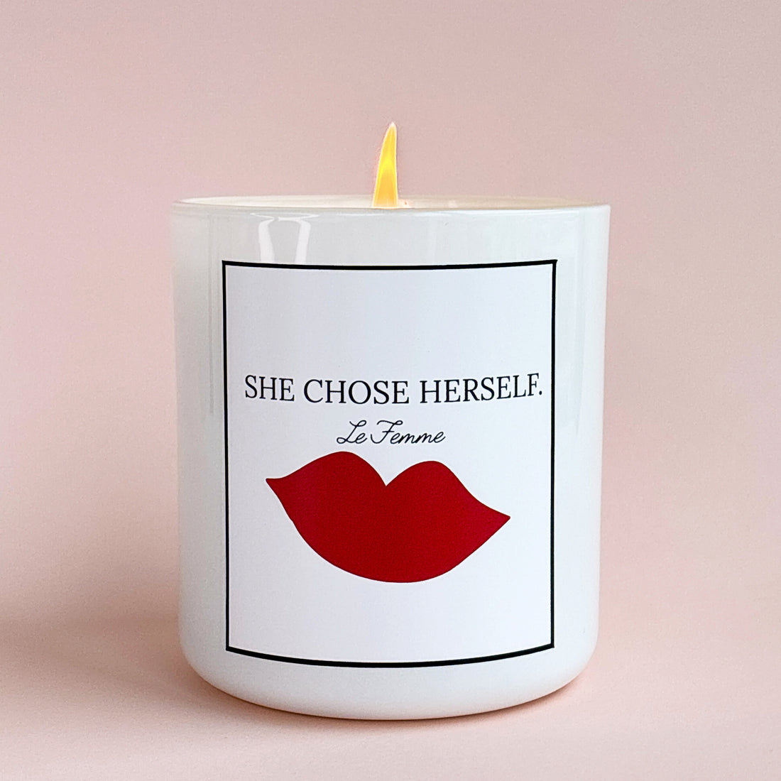She Chose Herself Candle- Large