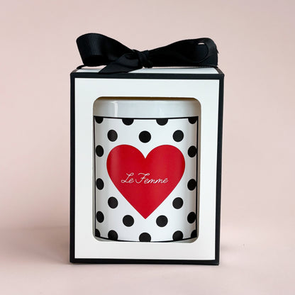 Polka Dot Candle -Large