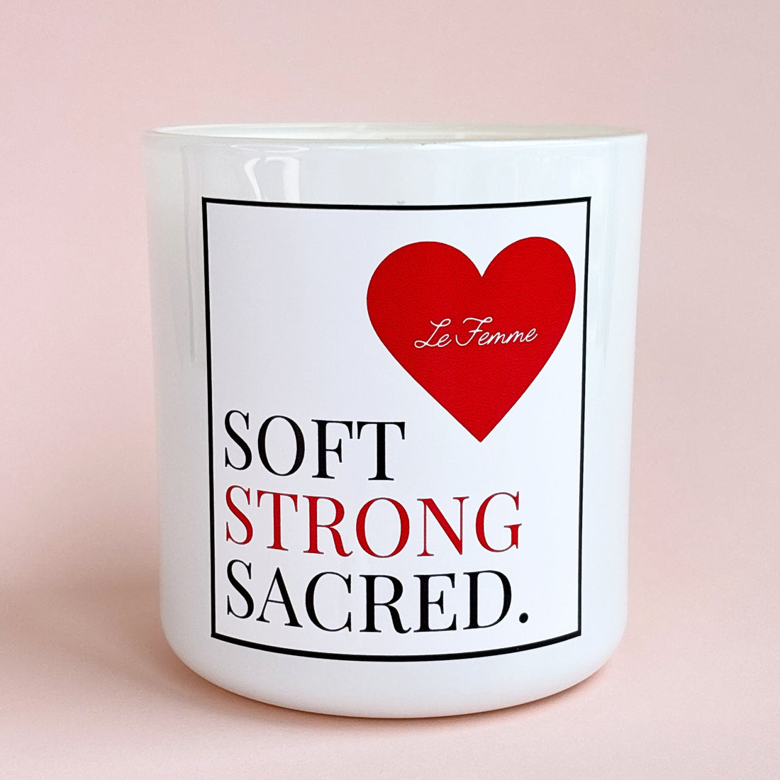 Soft Strong Sacred Candle- Large