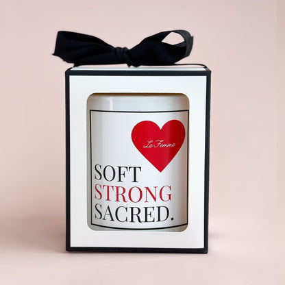 Soft Strong Sacred Candle- Large