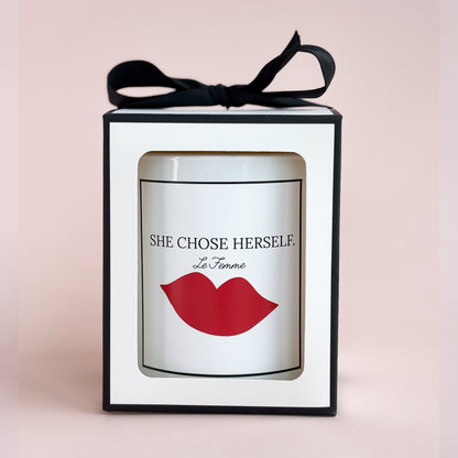 She Chose Herself Candle- Large