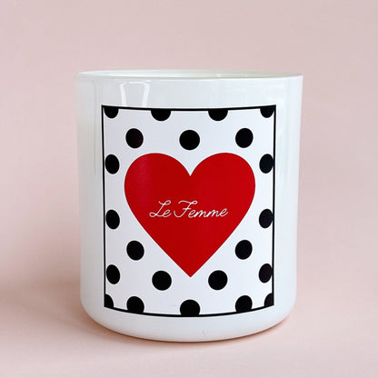 Polka Dot Candle -Large