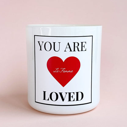 You Are Loved Candle- Large